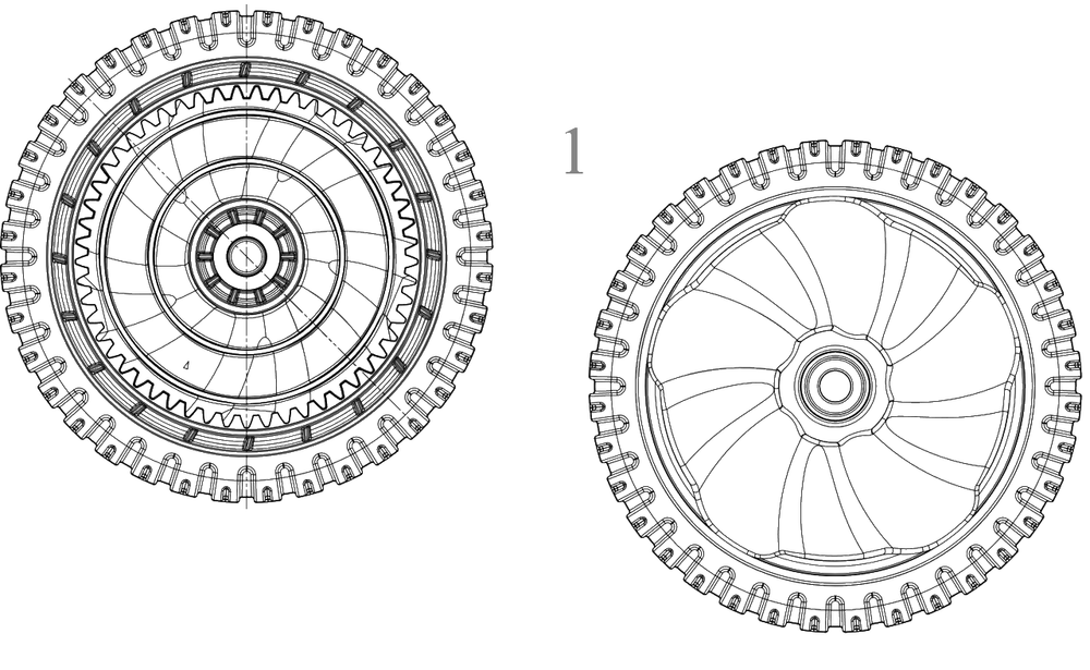 Wheels (8x1.8) Diagram and Parts List for 12AVB2ML345 2022 Yard Machines Lawn Mower